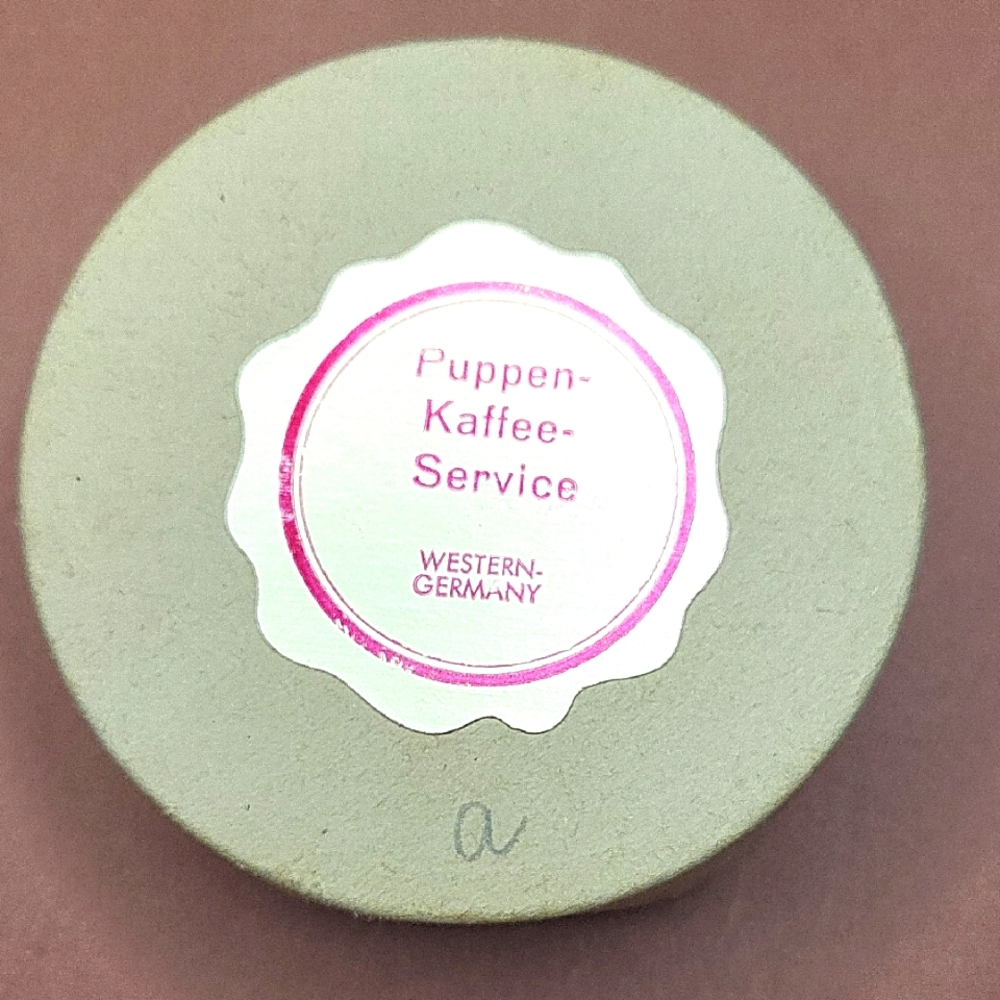 Vintage Puppen-Kaffee-Service Lid